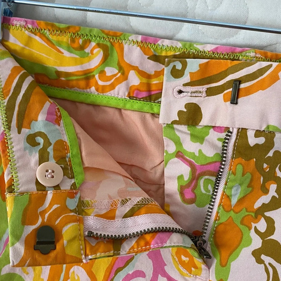 J. Crew Paisley Shorts 70s Look - Picture 9 of 11